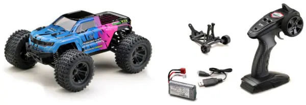 1:16 Monster Truck MINI AMT pink/blue 4WD RTR – RC Monster Trucks