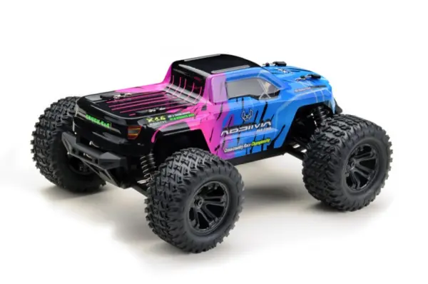 1:16 Monster Truck MINI AMT pink/blue 4WD RTR – RC Monster Trucks