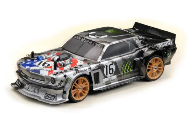 1:16 4WD BL Touring Car "FUN MAKER" stars'n grey RTR – 150-200