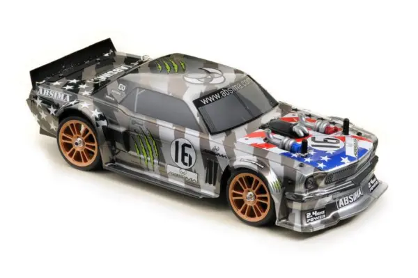 1:16 4WD BL Touring Car "FUN MAKER" stars'n grey RTR – 150-200