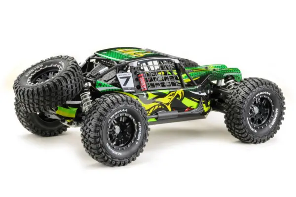1:7 Rock Racer "MAMBA 7" GREEN-VERSION 6S BL RTR – RC Buggies
