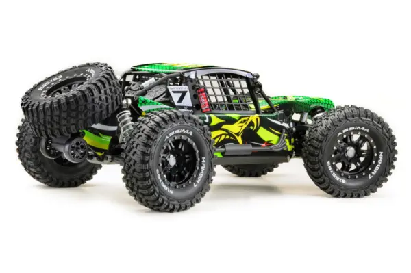 1:7 Rock Racer "MAMBA 7" GREEN-VERSION 6S BL RTR – RC Buggies