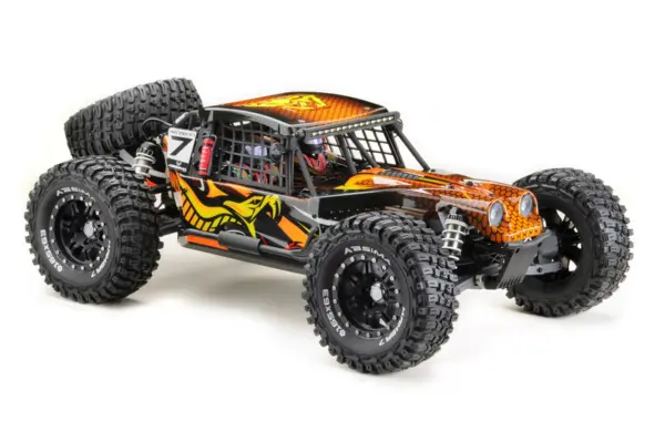 1:7 Rock Racer "MAMBA 7" ORANGE-VERSION 6S BL RTR – RC Buggies
