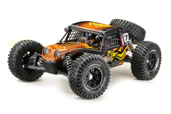 1:7 Rock Racer "MAMBA 7" ORANGE-VERSION 6S BL RTR – RC Buggies