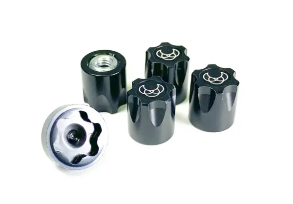 RC Crawler wheels 1:10 Alu. Hub Nut M4 black (4) – RC Wheels & Tyres