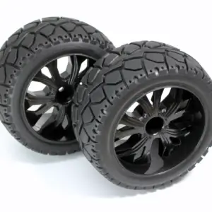 1:10 Buggy/Truggy Wheel Set "Onroad" black (2)