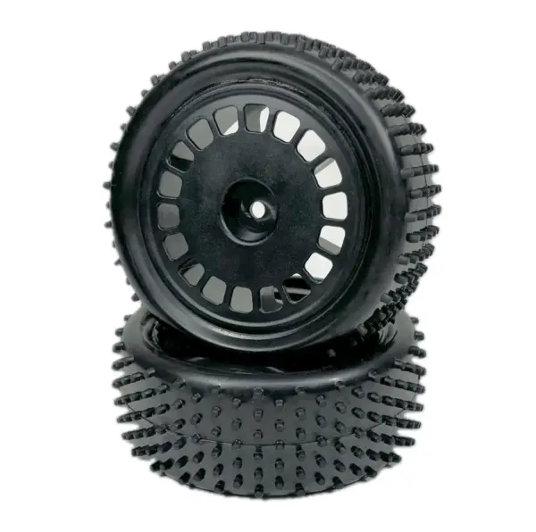 1:10 Buggy Wheel Set "Mini Pin" front black (2) – RC Wheels & Tyres