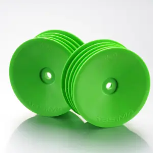 1:10 Off-Road 2WD racing front rims 12mm green (2)