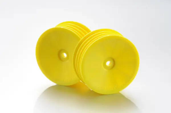 1:10 Off-Road 2WD racing front rims 12mm yellow (2) – RC Wheels & Tyres