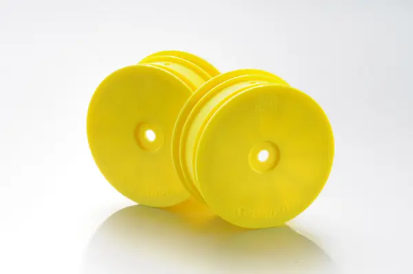 1:10 Off-Road 4WD racing front rims 14mm yellow (2) – RC Wheels & Tyres