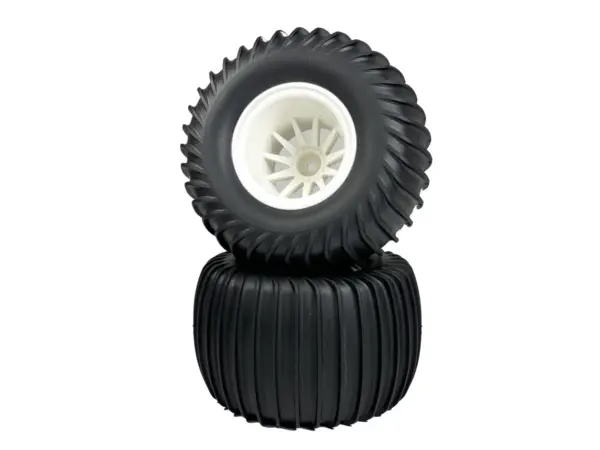 1:10 Wheel Set "Monster Sand Wheels" white (2) – RC Wheels & Tyres