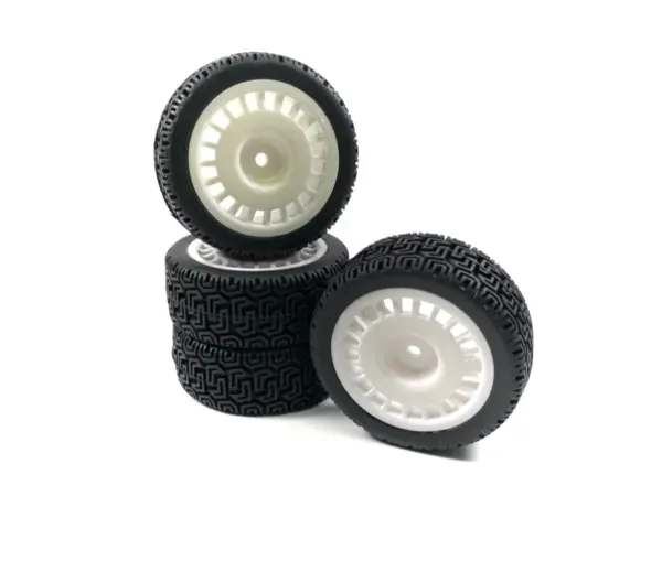 1:10 Wheel Set "Rally Winded Design" white (4) – RC Wheels & Tyres