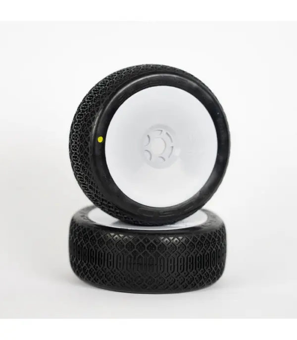 1:8 Buggy CHESTE SOFT "V2" pre-mounted white (2) – RC Wheels & Tyres