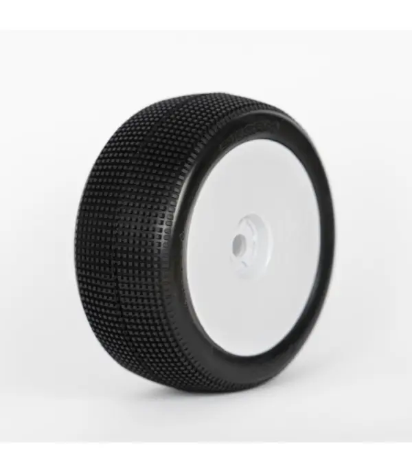 1:8 Truggy STORM CLAY "V2" pre-mounted white (2) – RC Wheels & Tyres