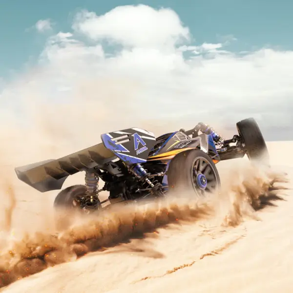 Rlaarlo 1/14 Brushed RC Buggy 60 KMH RTR, XDKJ-001 Dark Blue – RC Buggies