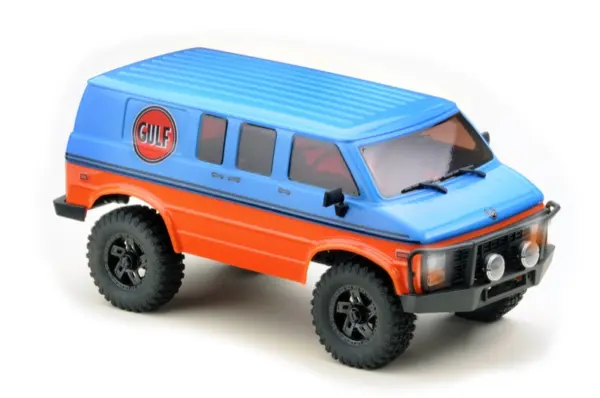 1:18 EVO Crawler "Rock Van V2" 2-gear blue/orange RTR – 1/18th