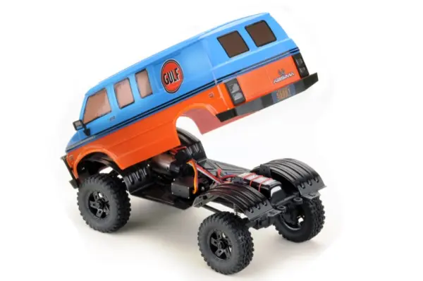 1:18 EVO Crawler "Rock Van V2" 2-gear blue/orange RTR – 1/18th