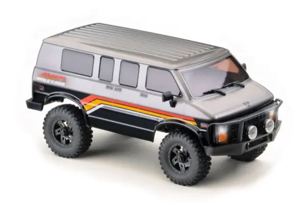 1:18 EVO Crawler "Rock Van V2" 2-gear gunmetal RTR – 1/18th