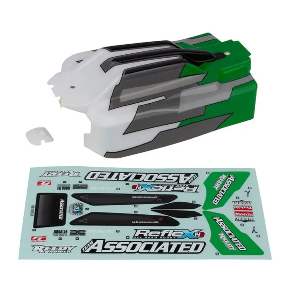 Team Associated Reflex 14 Gamma Bodyshell Set Painted – Team Associated Parts