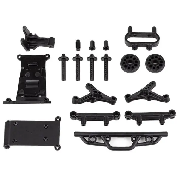 Team Associated Reflex 14Mt Bumper, Wheelie Bar, Body Mount Set – Team Associated Parts