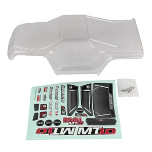 Team Associated Rival Mt10 V2 Clear Bodyshell