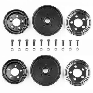 Team Associated Jay Halsey Rc10 Front Wheels, Chrome