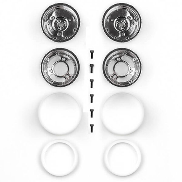 Team Associated Jay Halsey Rc10 Rear Wheels, Chrome