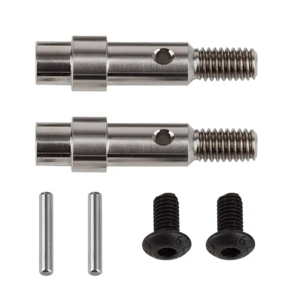 Team Associated B6 Ft Titanium Hex Adapter Front Axles – Team Associated Parts