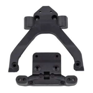 Team Associated Rc10B6.4/T6.4 Fr Top Plate & Mount Angled Carbon