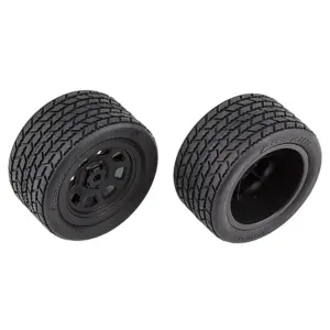 Team Associated Sr10 Rear Wheels With Street Stock Tyres