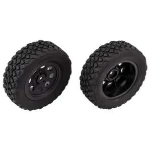 Team Associated Pro2 Lt10Sw Front Wheels & Tyres Mounted