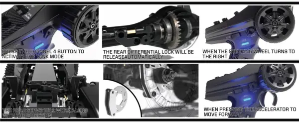 Absima WOLF RC Crawler 1.10th EP CR4.4 - Blue – RC Crawlers