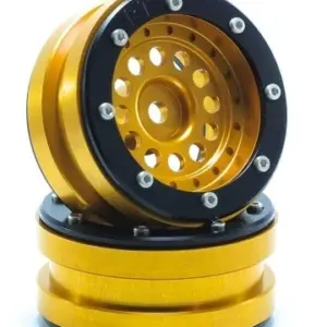 RC Crawler wheels Beadlock Wheels PT-Bullet Gold/Black 1.9 (2 pcs)