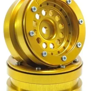 RC Crawler wheels Beadlock Wheels PT-Bullet Gold/Gold 1.9 (2 pcs)