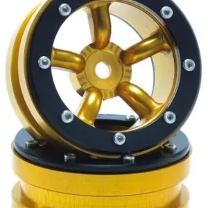 RC Crawler wheels Beadlock Wheels PT-Safari Gold/Black 1.9 (2 pcs)