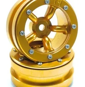 RC Crawler wheels Beadlock Wheels PT-Safari Gold/Gold 1.9 (2 pcs)