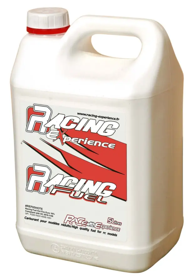Racing Fuel Hot Fire Euro 16% 5 litres (Compliant with EC 2019-1148) – RC Fuel - Nitro