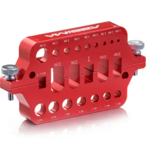 Full Alu. Soldering socket tools for connectors, RED