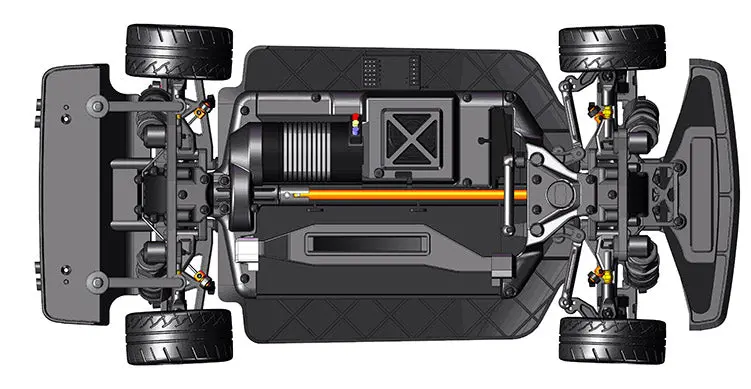 HNR H9803 WEREWOLF 4WD 110 Brushless Racing Car RTR