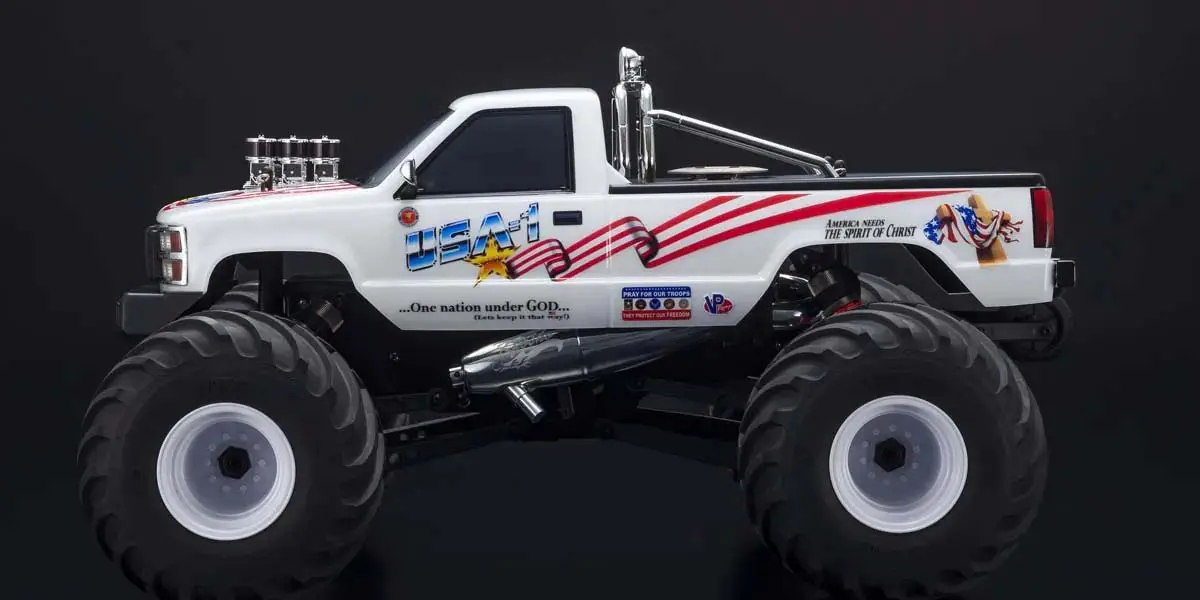 Kyosho USA-1 Nitro 18 RC Nitro 4WD Readyset wKE25SP2
