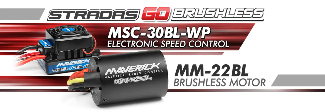 Maverick Strada dt Red Brushless RC car