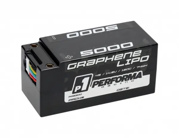 Performa Racing P1 Graphene Lipo Shorty 5000 14.8V 120C – RC Batteries