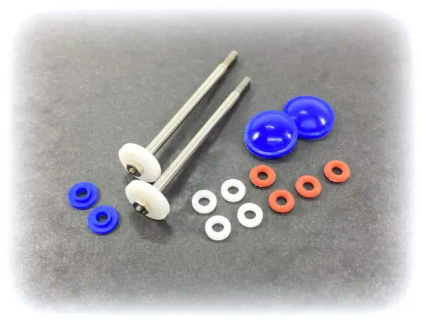 Piston Rod Set f. 1:8 /100mm Dampers (2) – RC Wheels & Tyres