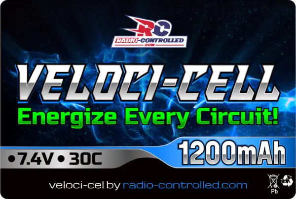 Velocicell 2S 35C 1200mAh high quality hard case battery with deans connector – RC Batteries