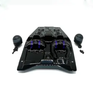 Rlaarlo Parts: Rear Wheels Set, Blue, 4 pcs for AMX12