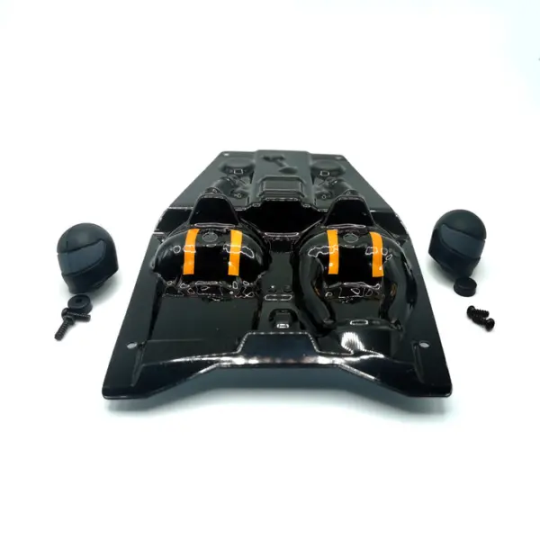 Rlaarlo Parts: Rear Wheels Set, Orange, 4 pcs for AMX12 – Rlaarlo Parts