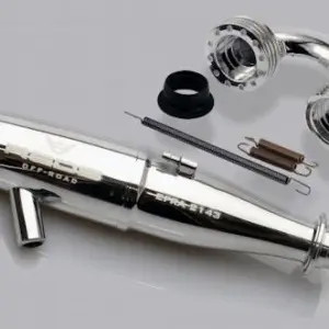 #REDKM210011 - REDS RACING Pipe Set 2143 + Manifold M Inline 3.5cc Buggy S Series