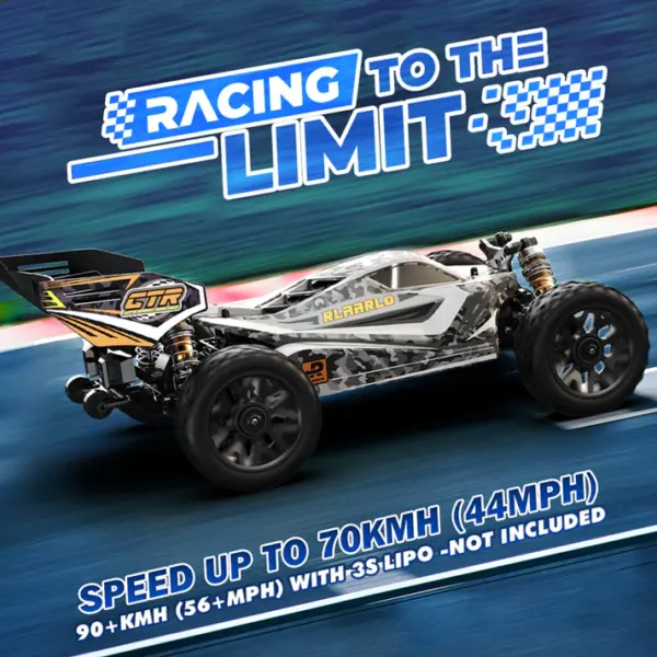 Rlaarlo 1/14 Brushless Buggy, 80+ KMH RTR, #XDKJ-006 - carbon chassis – RC Buggies