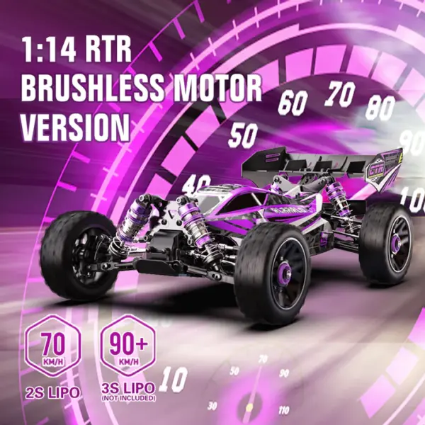 Rlaarlo 1/14 Brushless Buggy, 80+ KMH RTR, #XDKJ-006 - carbon chassis – RC Buggies