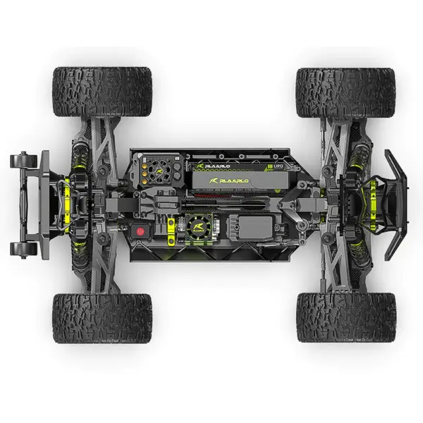 Rlaarlo Omni-Terminator Carbon MINI 1:10 Scale Brushless Monster Truck, RZ001B-C – RC Trucks